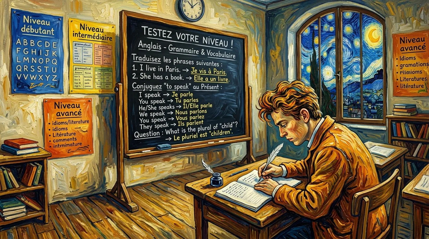 Exercices d'anglais indispensables pour tester votre niveau