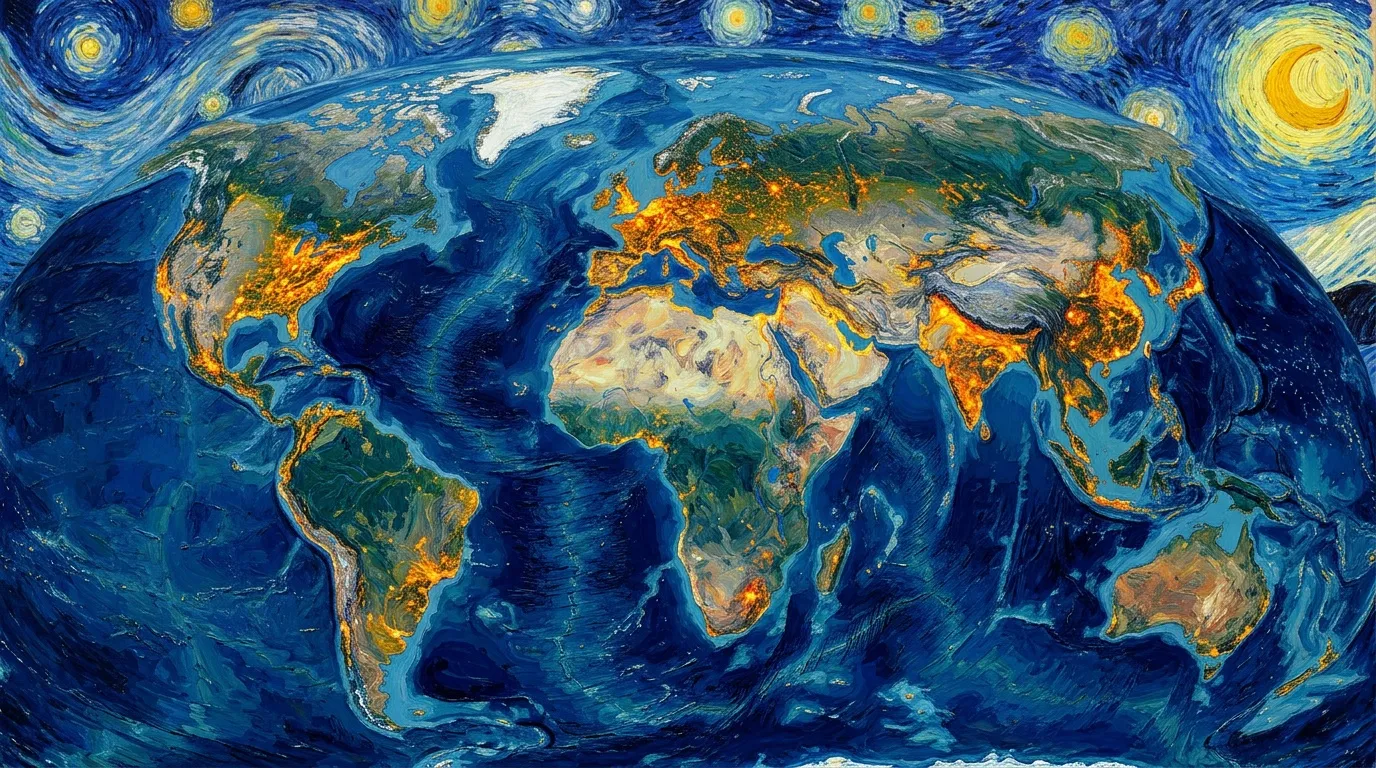 La répartition de la population mondiale - Géographie 6ème